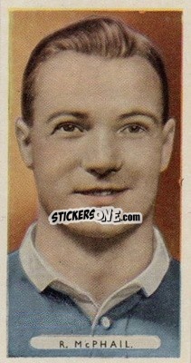 Sticker Robert McPhail - Famous Footballers 1934
 - Ardath
