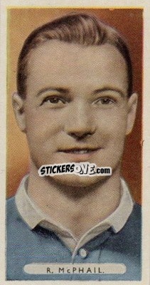 Sticker Robert McPhail - Famous Footballers 1934
 n. 42 - Ardath
