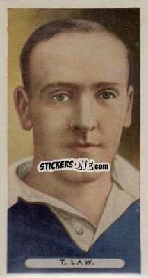 Sticker Tommy Law - Famous Footballers 1934
 - Ardath
