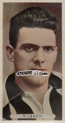 Sticker Tony Leach - Famous Footballers 1934
 n. 1 - Ardath
