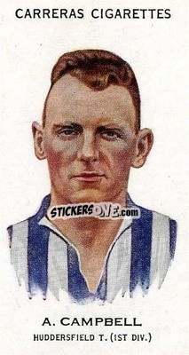 Sticker Aussie Campbell - Footballers 1934
 n. 15b - Carreras