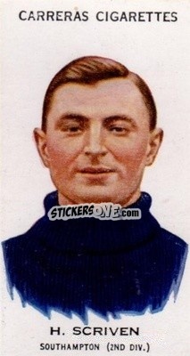 Sticker Bert Scriven - Footballers 1934
 n. 57b - Carreras