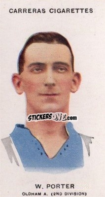 Sticker Billy Porter - Footballers 1934
 - Carreras