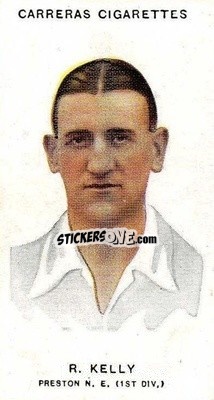 Sticker Bob Kelly - Footballers 1934
 n. 21a - Carreras