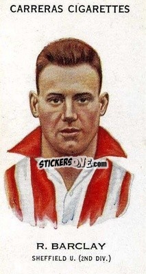 Cromo Bobby Barclay - Footballers 1934
 - Carreras