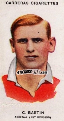 Sticker Cliff Bastin - Footballers 1934
 - Carreras