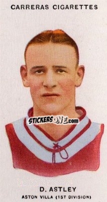 Sticker Dai Astley - Footballers 1934
 - Carreras