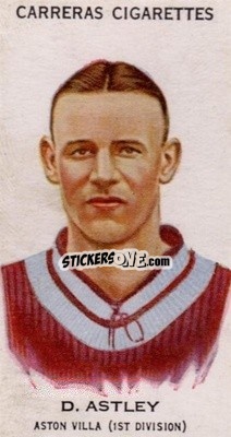 Sticker Dai Astley - Footballers 1934
 - Carreras