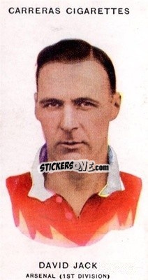 Cromo David Jack - Footballers 1934
 - Carreras