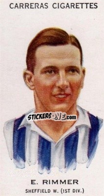 Cromo Ellis Rimmer - Footballers 1934
 - Carreras