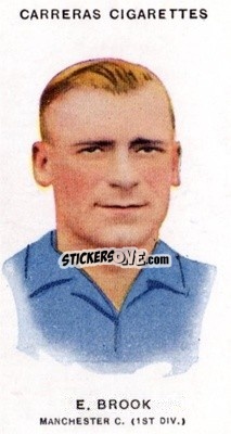 Cromo Eric Brook - Footballers 1934
 - Carreras