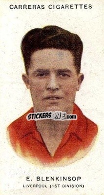 Sticker Ernie Blenkinsop - Footballers 1934
 - Carreras