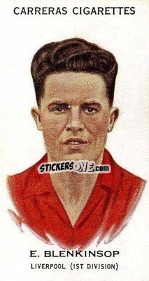 Sticker Ernie Blenkinsop - Footballers 1934
 - Carreras