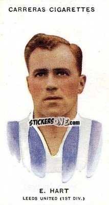 Cromo Ernie Hart - Footballers 1934
 n. 33a - Carreras