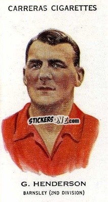 Cromo George Henderson - Footballers 1934
 - Carreras