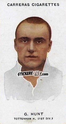 Sticker George Hunt - Footballers 1934
 - Carreras