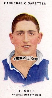 Cromo George Mills - Footballers 1934
 n. 68a - Carreras
