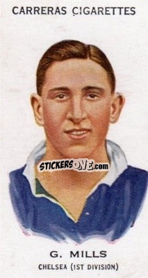 Sticker George Mills - Footballers 1934
 - Carreras