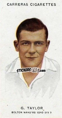 Sticker George Taylor - Footballers 1934
 n. 20a - Carreras