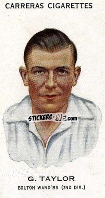 Sticker George Taylor - Footballers 1934
 - Carreras