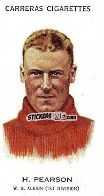 Sticker Harold Pearson - Footballers 1934
 - Carreras