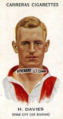 Sticker Harry Davies - Footballers 1934
 n. 35b - Carreras