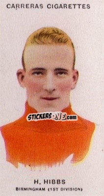 Figurina Harry Hibbs - Footballers 1934
 - Carreras