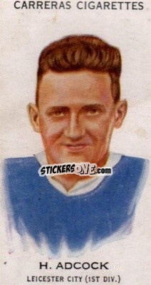 Sticker Hugh Adcock - Footballers 1934
 - Carreras