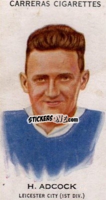 Sticker Hugh Adcock - Footballers 1934
 n. 37b - Carreras