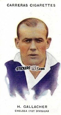 Cromo Hughie Gallacher - Footballers 1934
 - Carreras