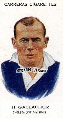 Cromo Hughie Gallacher - Footballers 1934
 - Carreras