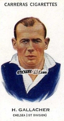 Figurina Hughie Gallacher - Footballers 1934
 n. 23b - Carreras