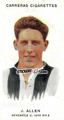 Sticker Jack Allen - Footballers 1934
 n. 13a - Carreras