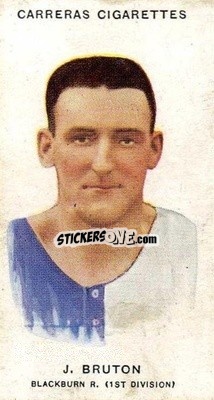 Sticker Jack Bruton - Footballers 1934
 - Carreras