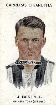 Sticker Jackie Bestall - Footballers 1934
 n. 25b - Carreras