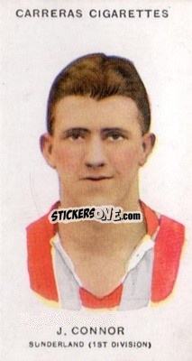 Sticker Jimmy Connor - Footballers 1934
 - Carreras