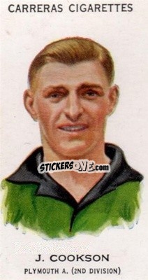 Figurina Jimmy Cookson - Footballers 1934
 n. 51b - Carreras
