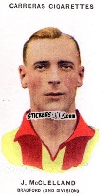 Sticker Jimmy McClelland - Footballers 1934
 - Carreras