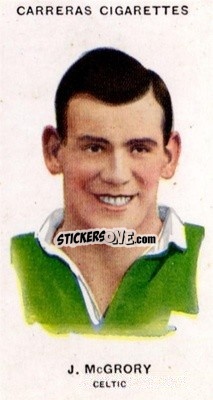 Cromo Jimmy McGrory - Footballers 1934
 n. 66a - Carreras