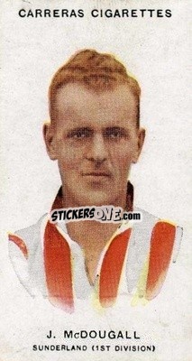 Sticker Jock McDougall - Footballers 1934
 - Carreras