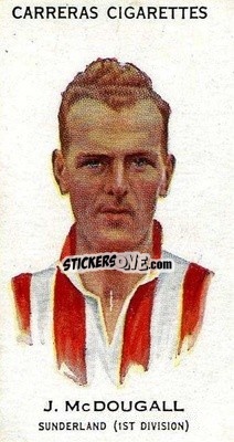Sticker Jock McDougall - Footballers 1934
 - Carreras