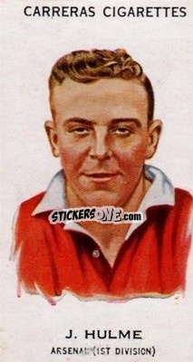 Sticker Joe Hulme - Footballers 1934
 - Carreras