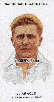 Cromo Johnny Arnold - Footballers 1934
 - Carreras