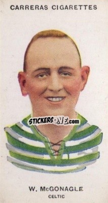 Sticker Peter McGonagle - Footballers 1934
 n. 52a - Carreras