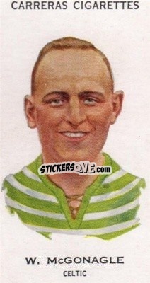 Figurina Peter McGonagle - Footballers 1934
 - Carreras