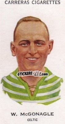 Sticker Peter McGonagle - Footballers 1934
 n. 52b - Carreras