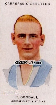 Sticker Roy Goodall - Footballers 1934
 - Carreras