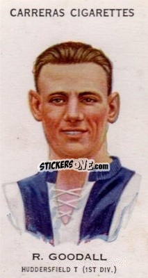 Cromo Roy Goodall - Footballers 1934
 - Carreras