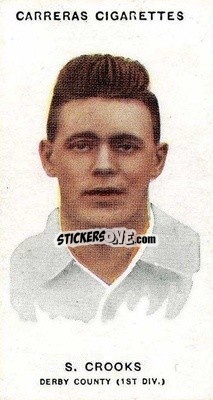 Sticker Sammy Crooks - Footballers 1934
 - Carreras