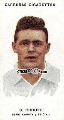 Figurina Sammy Crooks - Footballers 1934
 n. 31a - Carreras
